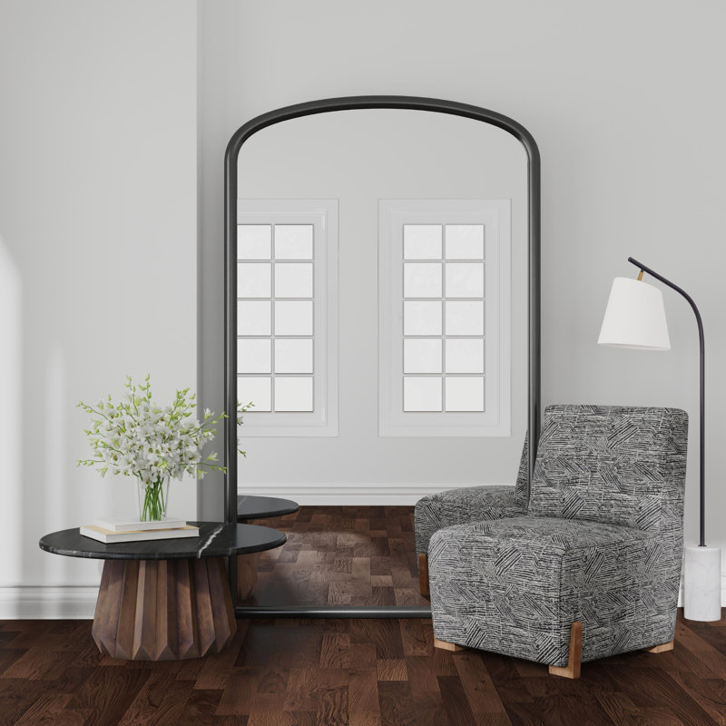 Miroir de plancher Brookings - noir