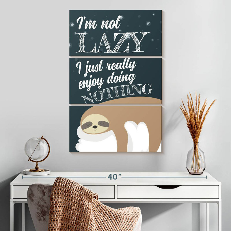 Tergel Funny Sloth, 32" H x 20" W