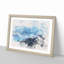 Mountain Beach - Single Picture Frame Print on MDF-56891401-56891393