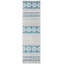 Tapis gris / turquoise Sevier Southwestern-1071186450