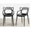 Ensemble de 2 chaises de salle à manger Malvin