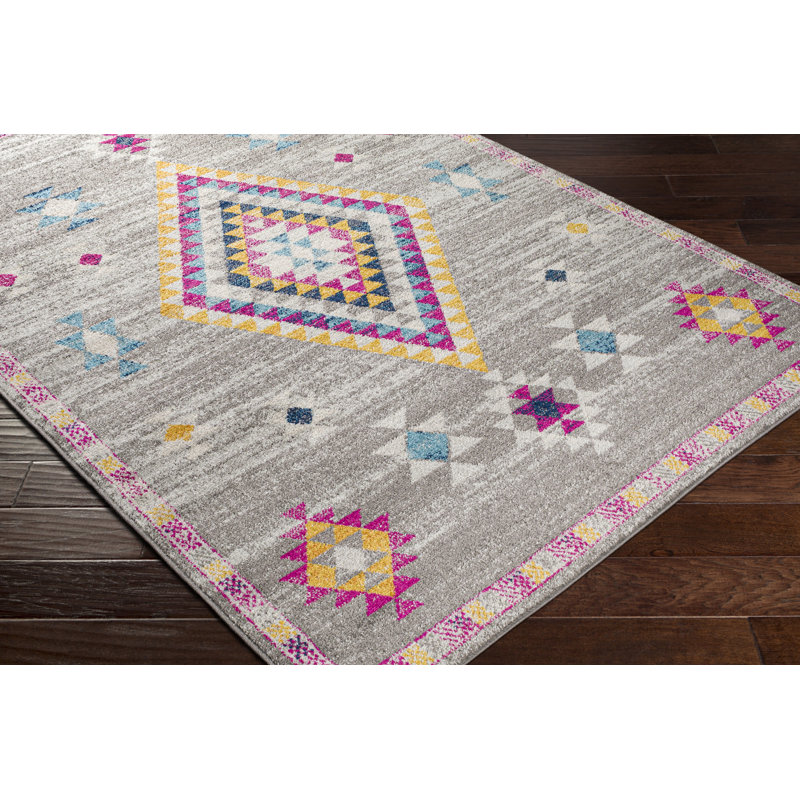 Mila Southwestern Indoor Rug, Rectangle 6'7" x 9'