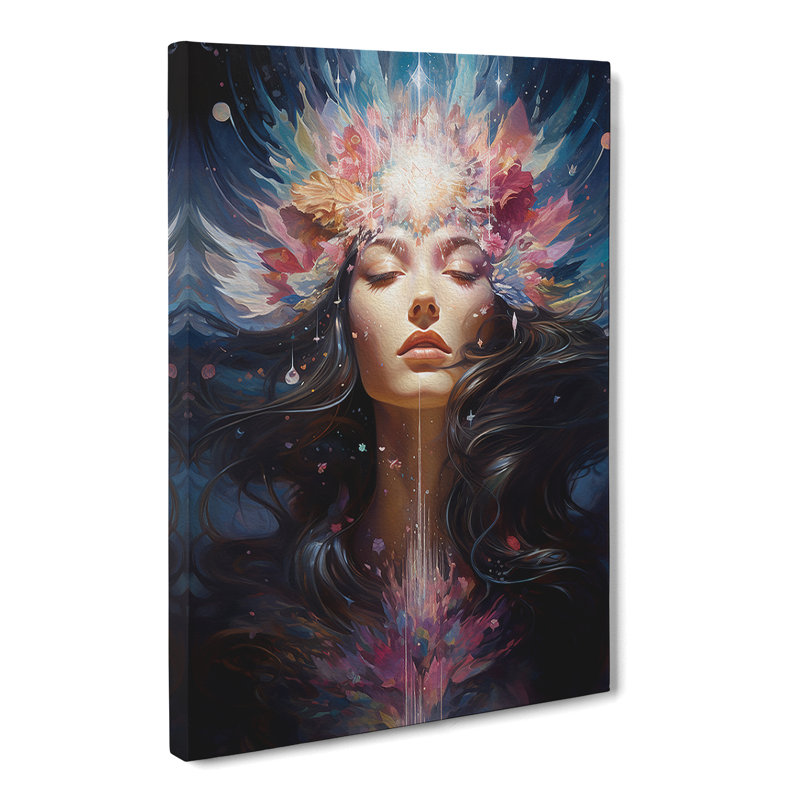 Cosmos Symbolism - No Frame Art Prints - Wrapped Canvas, 76cm H x 50cm W x 3cm D