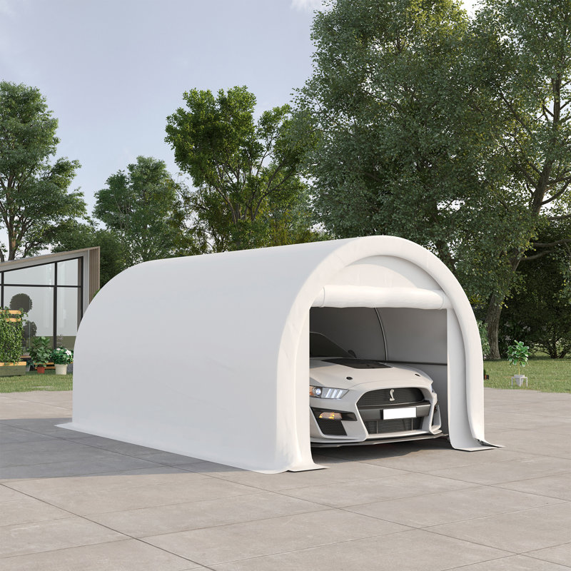 Outsunny 10' X 16' Carport, White