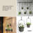 Triflora Hanging Planter, Adjustable Ropes with Rod, Set of 5-67116751