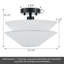 Linen Semi Flush Mount