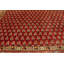 Tapis semi-antique rouille rouge