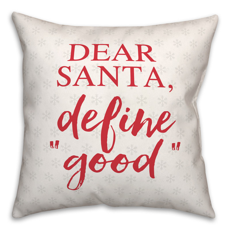 Define Good Throw Pillow, 20" x 20"