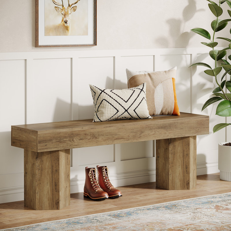 41" Farmhouse Entryway Bench