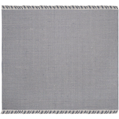 Bester Hand Woven Cotton Solid Color Rug