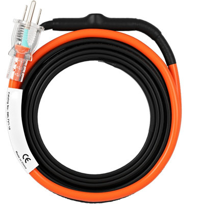 18-Feet 120V Self-Regulating Pipe Heating Cable - 5W/ft Heat Tape for Freeze Protection of PVC Hose, Metal & Plastic Pipes