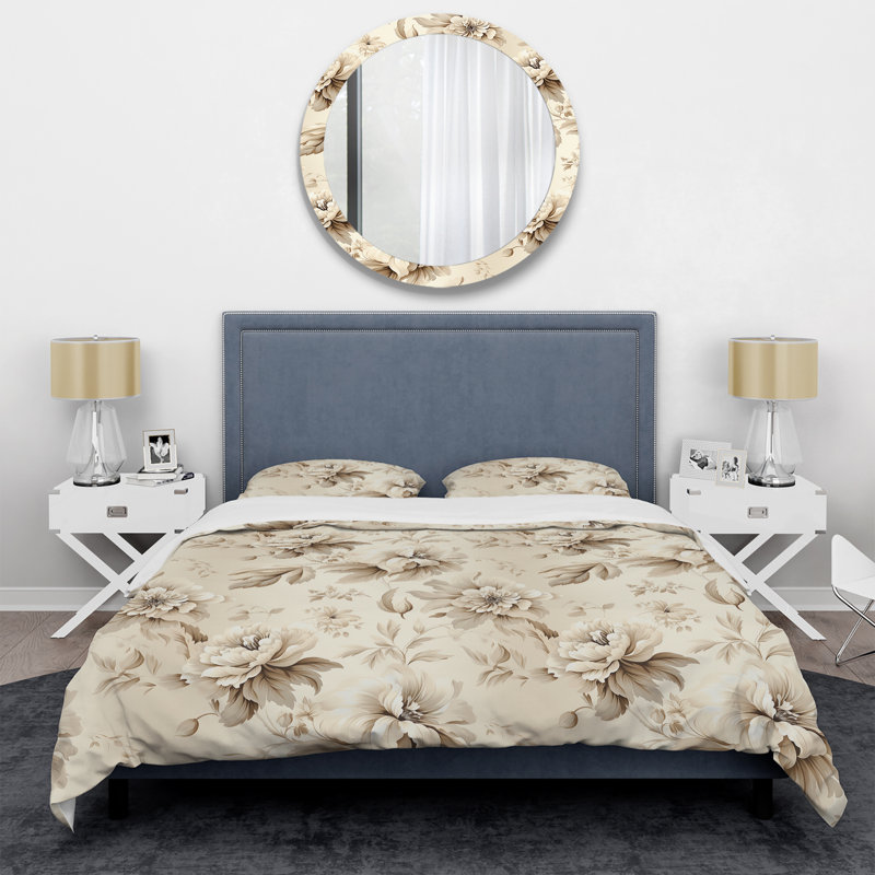 Ensemble de housse de couette Minimalist Chic Victorian, Housse de couette pour grand lit et 2 taies décor