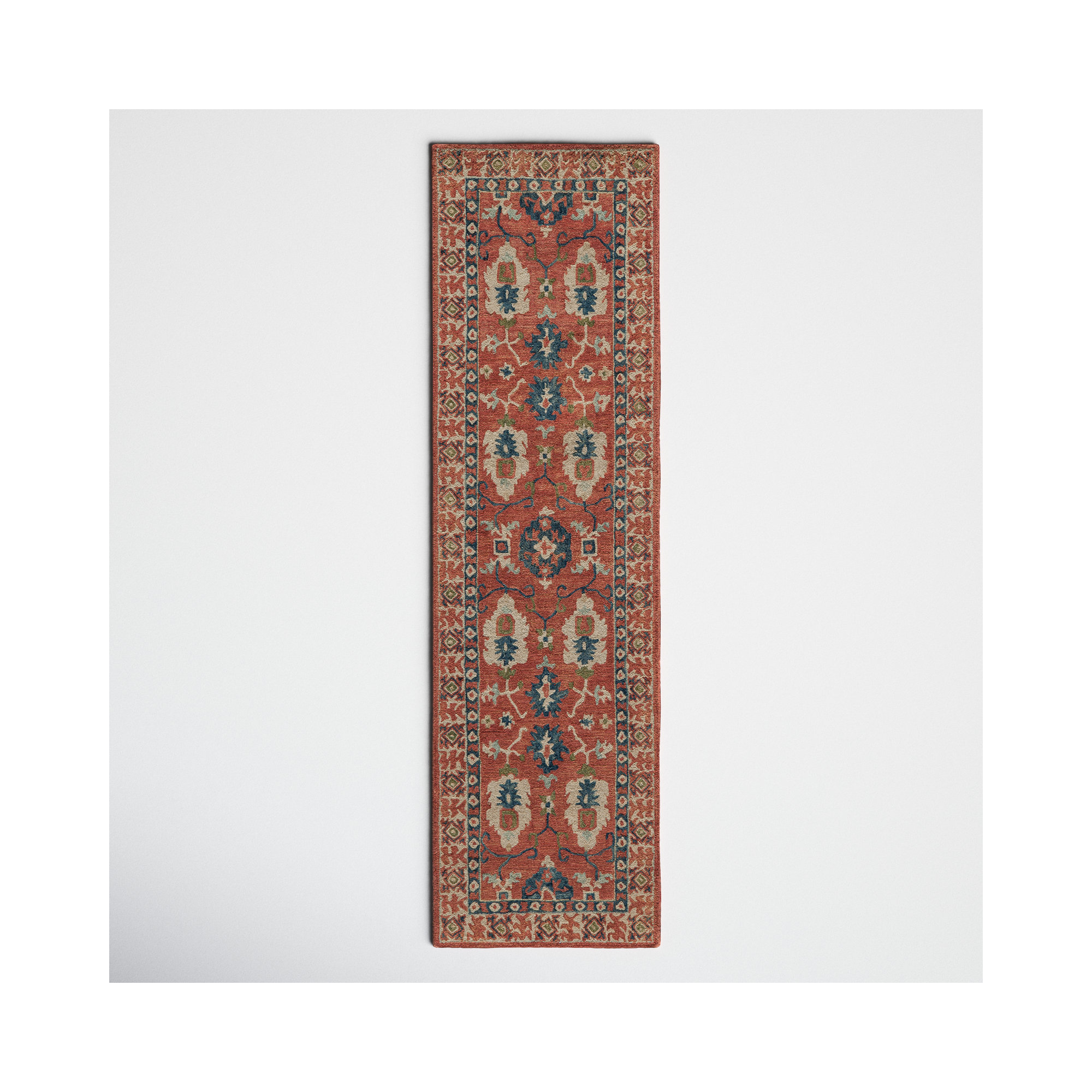 Adrien Handmade Wool Rug, Runner 2'3" x 8'