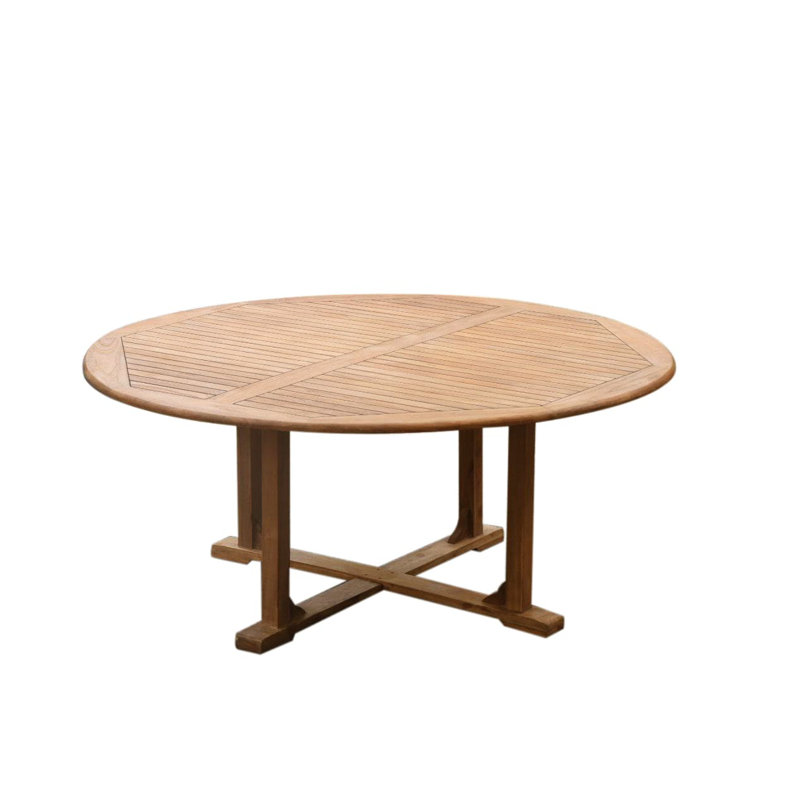 Muir Outdoor 4 - Piece Teak Dining Set, 3