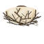 Branches 4 - Light Semi Flush Mount