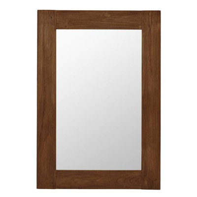 Lucas Wood Flat Wall Mirror