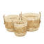 Ensemble de 3 paniers en ruppie maritime