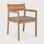 Jack Outdoor Teak Dining Armchair-1998580685