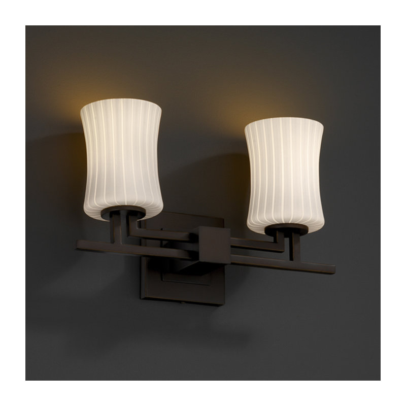 Arfaan 2 - Light Vanity Light, Ribbon, Nickel