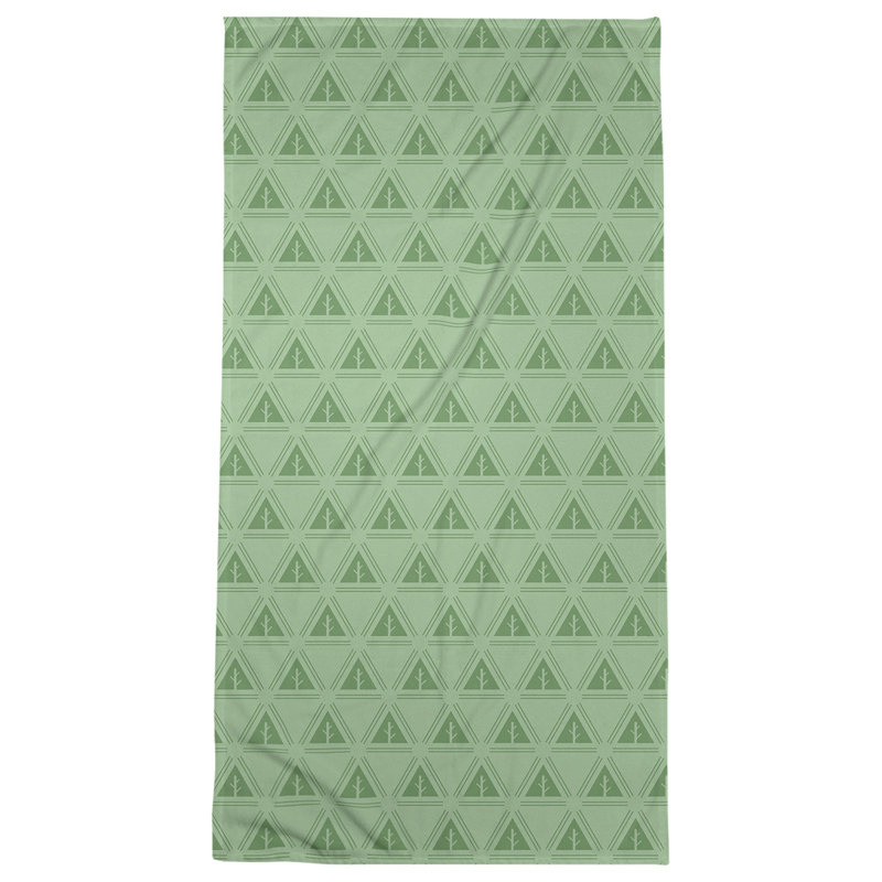 Barbra Beach Towel, Light Kiwi/Dark Kiwi