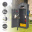 Garden Storage Shed 180CM Tall Outdoor Storage Cabinet With Lockable Doors-Grey
