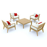 Noida Outdoor 5 - Piece Conversation Set