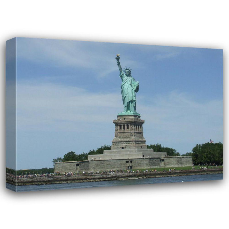 Statue de la liberté de New York, H 28 po x l 37 po