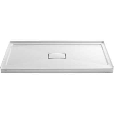 Archer 60" x 36" Single Threshold Center Drain Shower Base
