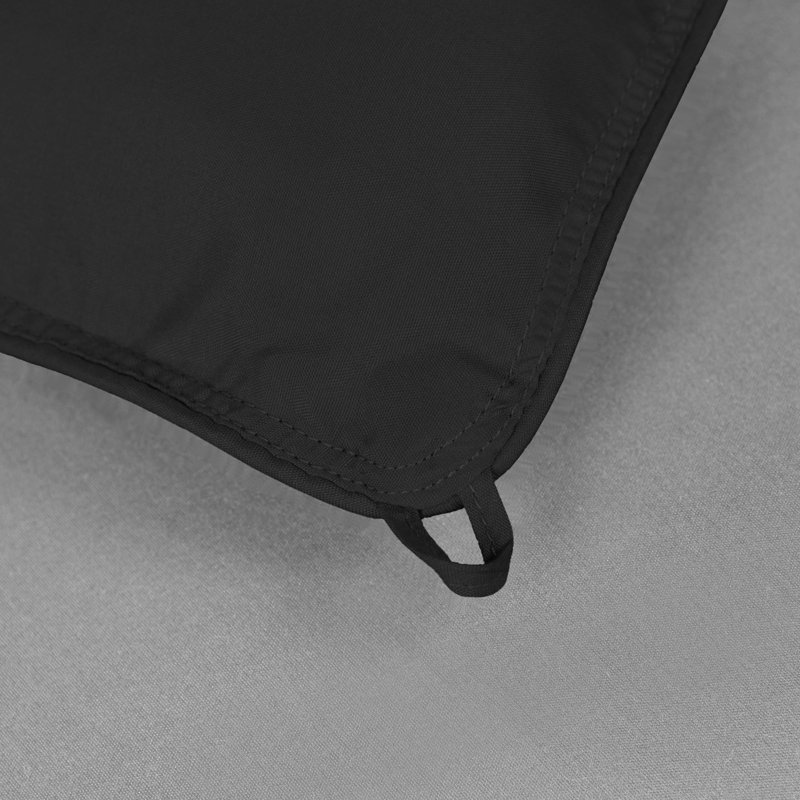 Superior Grand Down Alternative All Season Reversible Comforter, Twin XL Comforter, Black-Grey