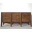 3 Door Black Farmer's Sideboard