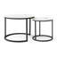 Ensemble de 2 tables basses gigognes
