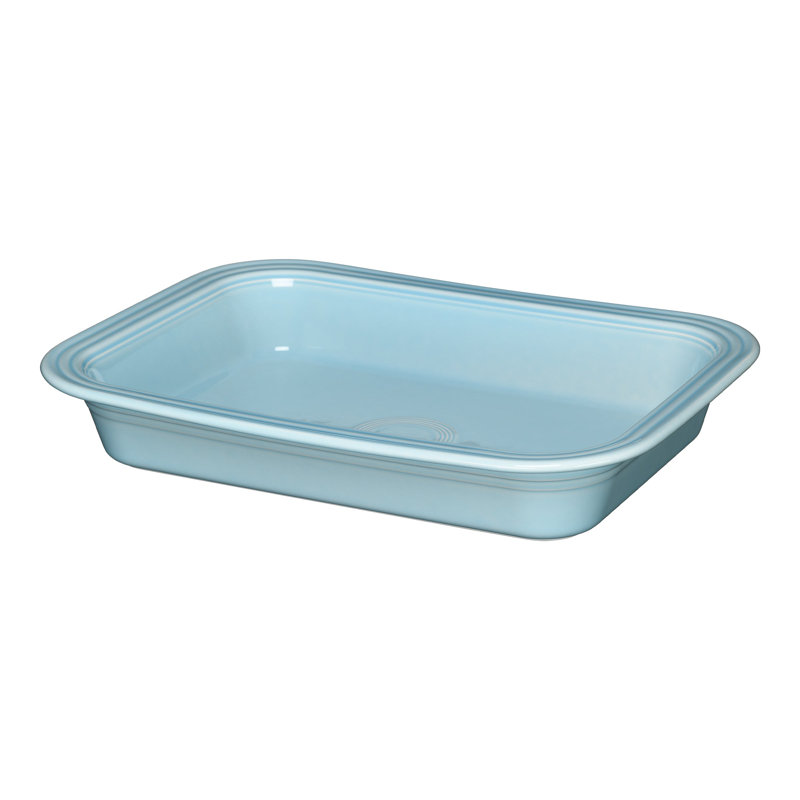 Sky Blue Ceramic Rectangular 9x13 Inch Baker