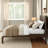 Sera Fluted Solid Wood Full Bed-317178118