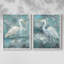 Impression encadrée Coastal Egret I-Premium - prête à être accrochée - aucun clou requis - aucun clou requis-779304414-779304412
