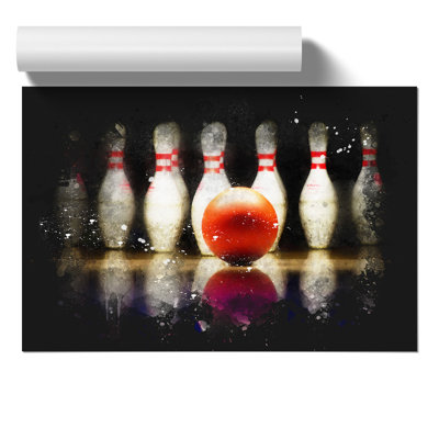 Ten Pin Bowling - No Frame Print