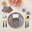 Sous-verres ronds en cuir taupe Agate-119015178