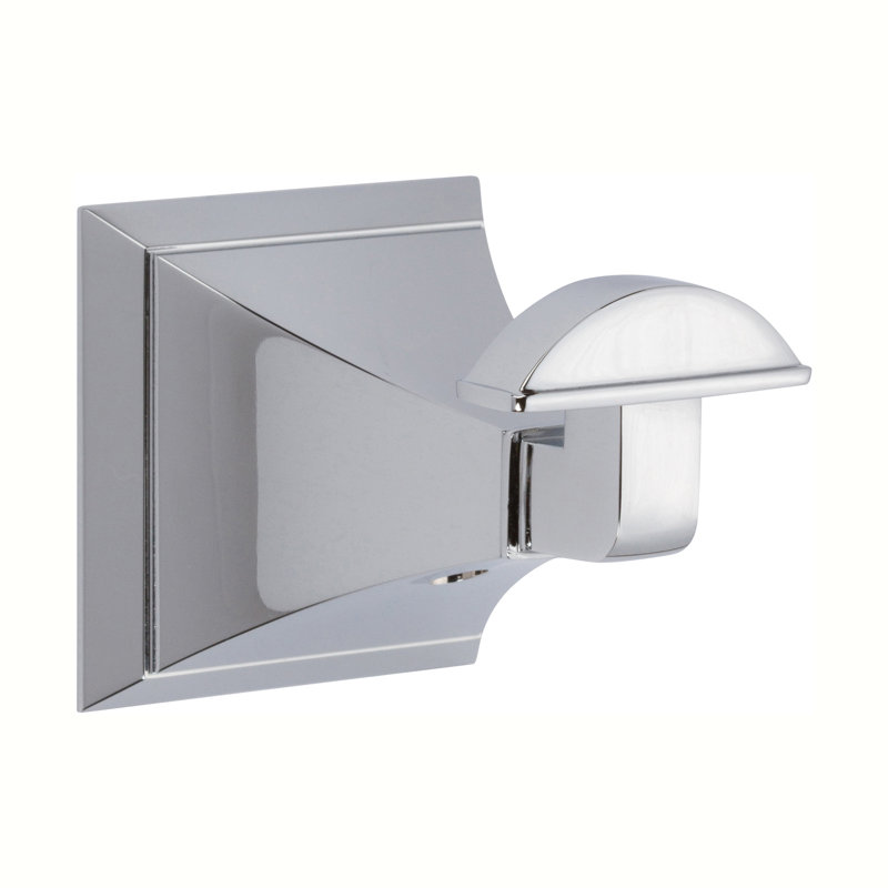 Cayden Single Robe Hook, Polished Chrome