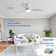 Nicola 52" 3 - Blade LED Standard Ceiling Fan with Remote Control and Light Kit Included