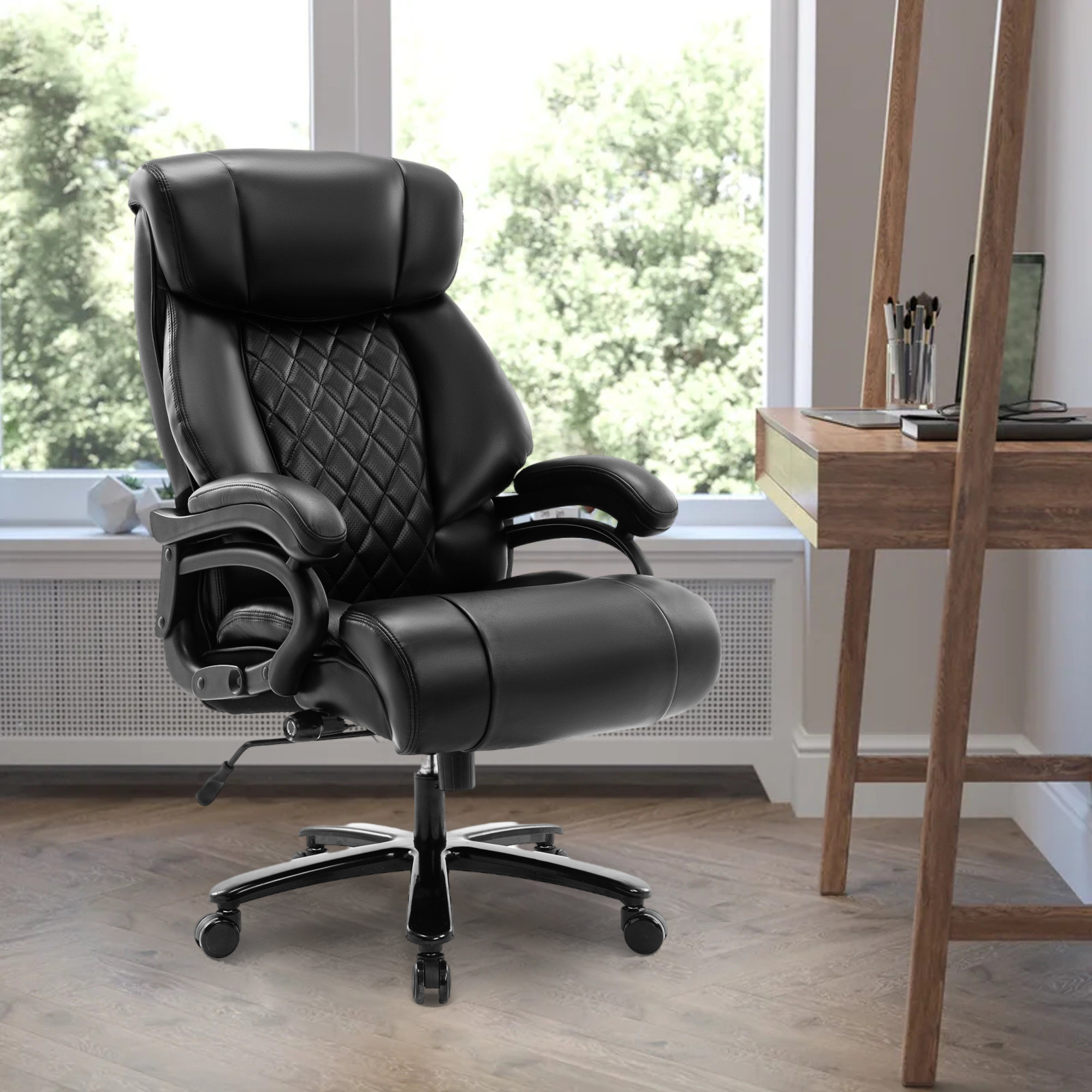 Fauteuil de bureau ergonomique JAMES - accoudoirs réglables