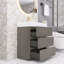 Ensemble de meuble-lavabo simple 29,9 po avec surface solide Codero-1182259295-1182259289