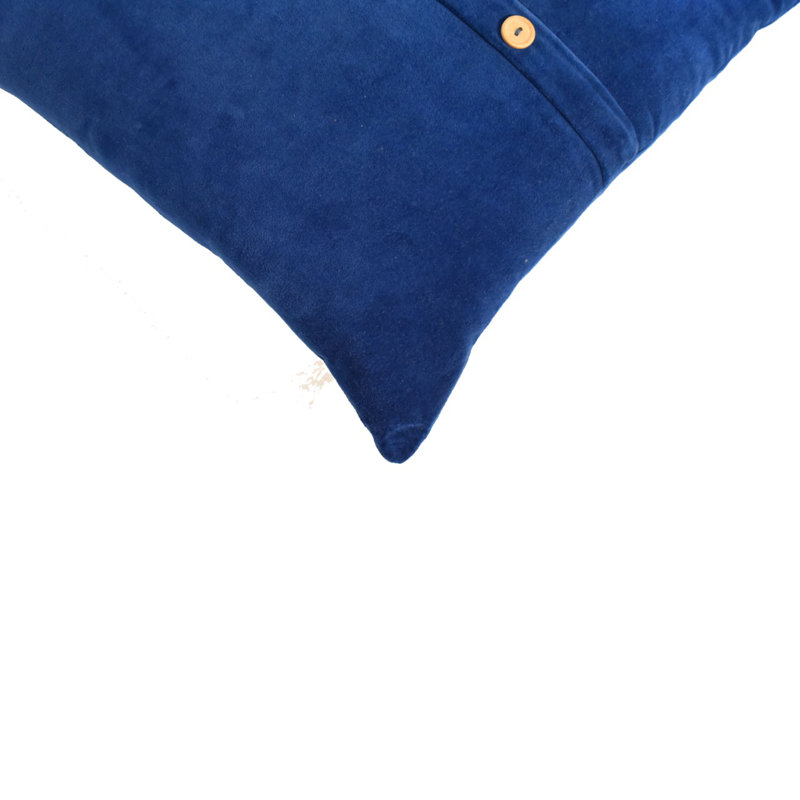Idy Square Cushion, Royal Blue