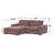 89'' Corduroy Sofa & Chaise-1569259594