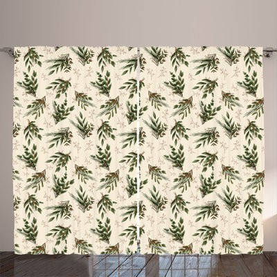 Semi Sheer Curtain Pair