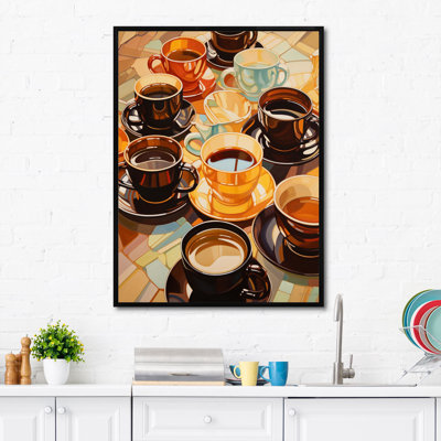 Jaffet Food Coffee Tea VI - Art sur toile, impression sur toile