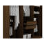 Armoire-penderie contemporaine de 82 po avec barres de suspension, tablettes et tiroirs Gramercy-808784722