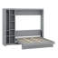 Lit escamotable mural avec tablettes Murphy-615510840-615510847