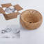 Luminaire suspendu en bambou tissé à la main - Lustre en rotin naturel pour îlot de cuisine, salle à manger et plafond de chambre à coucher - Luminaire suspendu réglable certifié UL avec douille E26-1246156392