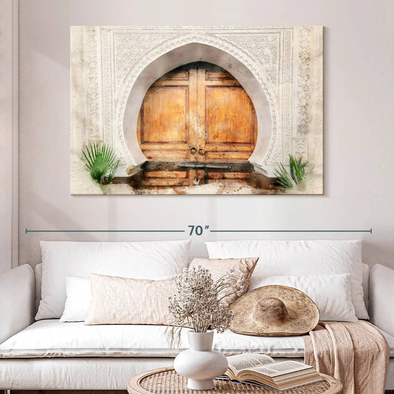 Porte marocaine Lilie, H 34 po x l 51 po
