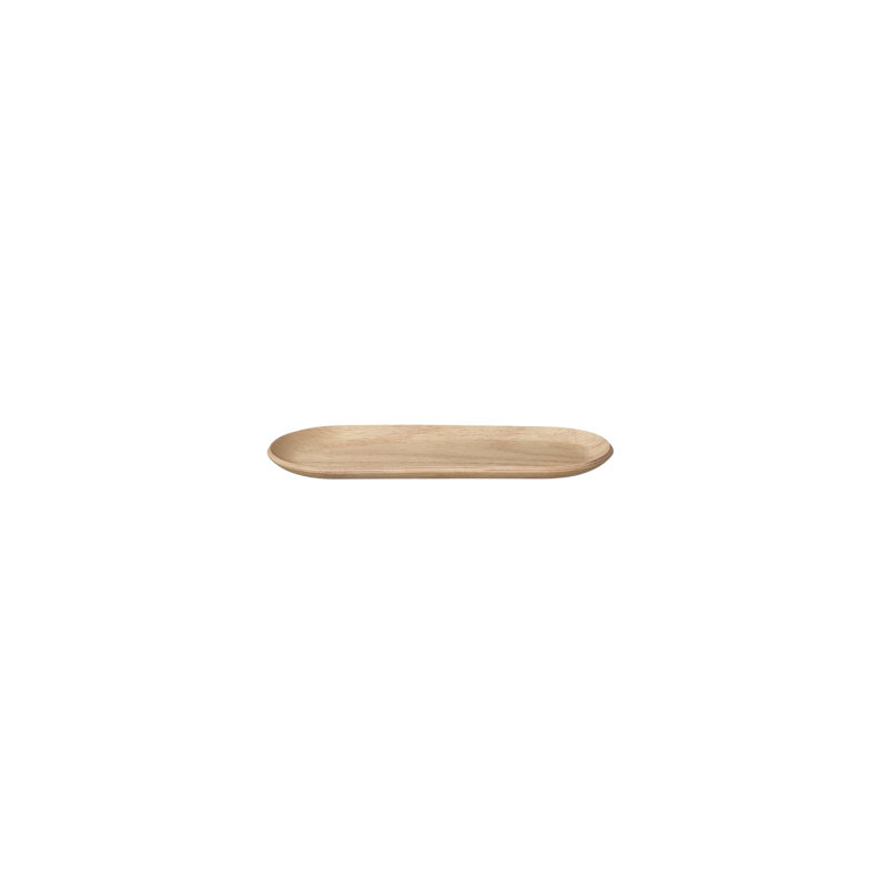 BAKI Wood Tray - Oak Finish - Small, 9.1" W x 3.9" D x 0.6" H, Oak Wood