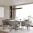 Chika Metal Base Dining Table-1001263455